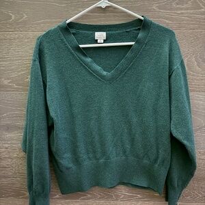a.new day Green Sweater Size Medium